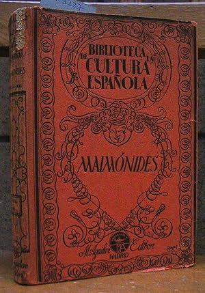 Seller image for MAIMONIDES. Siglo XII for sale by LLIBRES del SENDERI