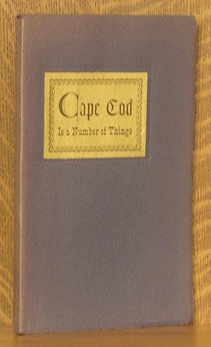 Seller image for CAPE COD IS A NUMBER OF THINGS for sale by Andre Strong Bookseller