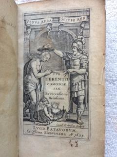 Seller image for Pvb. Terentii Comoediae Sex Ex Recensione Heinsiana. for sale by Barry Cassidy Rare Books