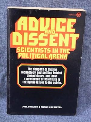 Image du vendeur pour Advice and Dissent mis en vente par Past Pages