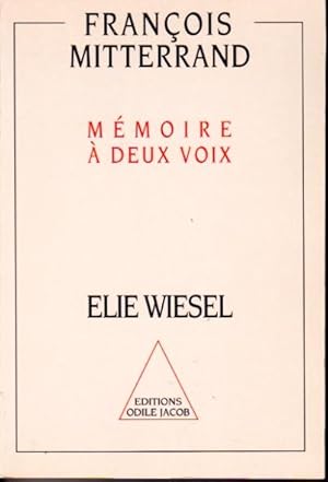 Seller image for Mmoire  deux voix for sale by L'ivre d'Histoires