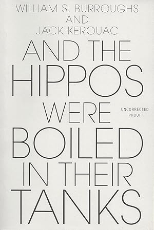 Imagen del vendedor de And the Hippos Were Boiled in Their Tanks a la venta por Brooklyn Rare Books