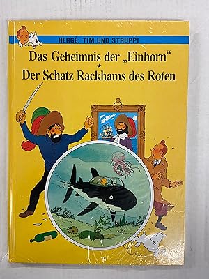 Tintin Book in German (Germany): Das Geheimnis der "Einhorn"/ Der Schatz Rackhams des Roten (The ...