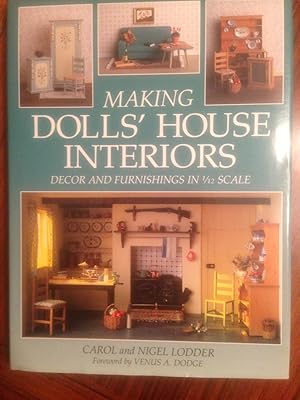 Immagine del venditore per Making Dolls' House Interiors: Decor and Furnishings in 1/12 Scale venduto da Epilonian Books