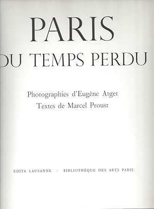 Image du vendeur pour PARIS DU TEMPS PERDU mis en vente par °ART...on paper - 20th Century Art Books