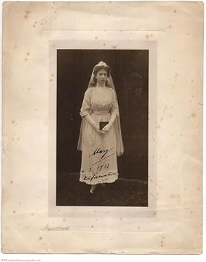 Attractive Signed Portrait Photograph, by Ernest Brooks, (Countess of Harewood, 1897-1965, Prince...
