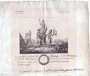 Document Signed to General François Joseph LEFEBVRE (Pierre, 1757-1816, Marshal of the French Emp...