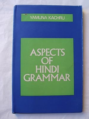 Seller image for Aspects of Hindi Grammar for sale by Expatriate Bookshop of Denmark