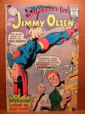 Immagine del venditore per SUPERMAN'S PAL JIMMY OLSEN, No. 109, March, 1968 venduto da Rose City Books