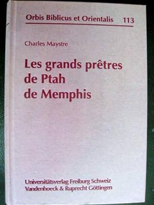 Imagen del vendedor de Les grands prtres de Ptah de Memphis. a la venta por Le Chemin des philosophes