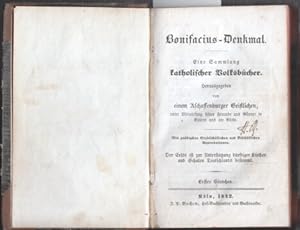 Bonifacius-Denkmal : Eine Sammlung katholischer Volksbücher. (3 Bändchen in einem Buch) Hrsg. v. ...