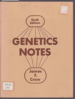 Seller image for Genetics Notes for sale by Laura Books