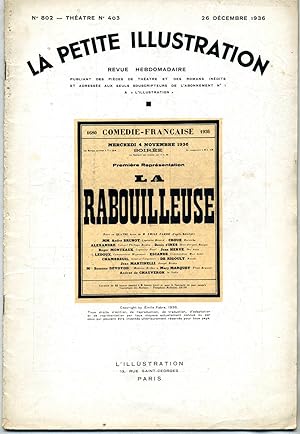 Bild des Verkufers fr LA RABOUILLEUSE (d'aprs Balzac). Pice en quatre actes. zum Verkauf von Librairie CLERC