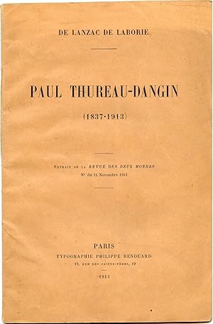 PAUL THUREAU -DANGIN 1837-1913.