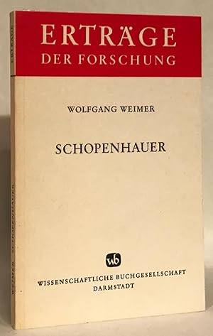 Seller image for Schopenhauer. for sale by Thomas Dorn, ABAA