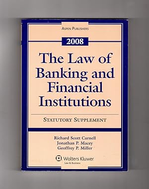 Immagine del venditore per The Law of Banking and Financial Institutions Statutory Supplement 2008 venduto da Singularity Rare & Fine