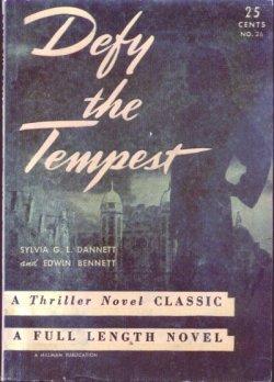 Imagen del vendedor de DEFY THE TEMPEST: A Thriller Novel Classic No. 36 a la venta por Books from the Crypt