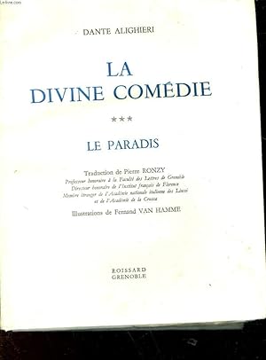 Bild des Verkufers fr LA DIVINE COMEDIE - TOME 3 - LE PARADIS zum Verkauf von Le-Livre