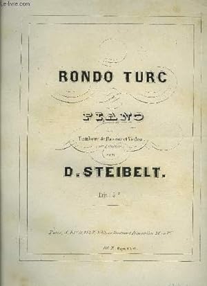Image du vendeur pour RONDO TURC mis en vente par Le-Livre