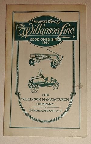 Wilkinson Line; Children's Vehicles. Trade Catalog # 22: 1917. [Juvenile Wagons, Cars, Sleds]