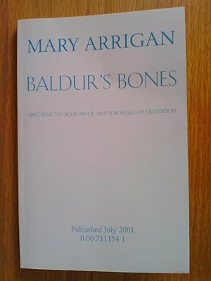 Seller image for Baldurs Bones - proof copy for sale by Peter Pan books