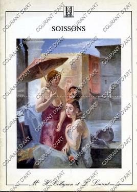 MOGNIAT-DUCLOS, PEINTRE DE L'ECOLE DE PARIS. 205 HUILES SUR TOILE, CARTON ET PAPIER, 17/06/1990. ...