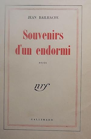 SOUVENIRS D'UN ENDORMI