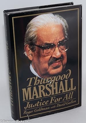 Seller image for Thurgood Marshall; justice for all for sale by Bolerium Books Inc.