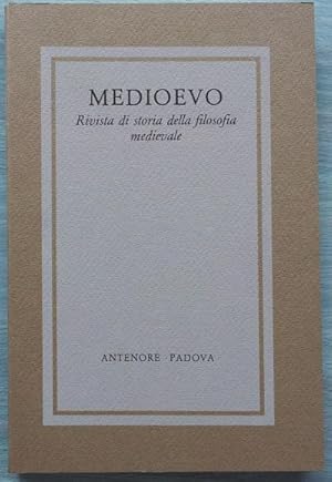 Medioevo. Rivista di storia della filosofia medievale, vol. VIII 1982