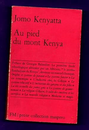 Seller image for AU PIED DU MONT KENYA. for sale by Librera DANTE