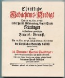 [Christliche Gedächtnis-Predigt vom 12.12.1756] Immanuel Gottlob Brastbergers Christliche Gedächt...
