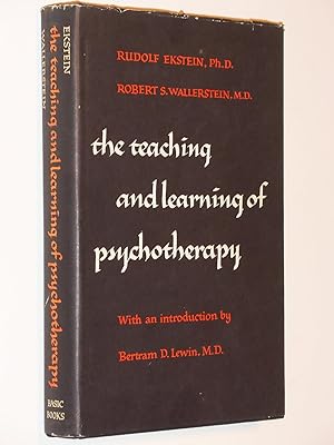 Imagen del vendedor de The Teaching and Learning of Psychotherapy a la venta por Bowman Books