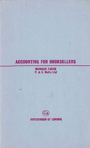 Seller image for ACCOUNTING FOR BOOKSELLERS for sale by Kay Craddock - Antiquarian Bookseller