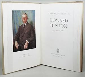 Seller image for A MEMORIAL VOLUME TO HOWARD HINTON for sale by Kay Craddock - Antiquarian Bookseller