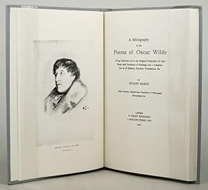 Seller image for A BIBLIOGRAPHY OF THE POEMS OF OSCAR WILDE for sale by Kay Craddock - Antiquarian Bookseller