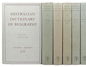 Seller image for AUSTRALIAN DICTIONARY OF BIOGRAPHY. Volumes 1 to 12 for sale by Kay Craddock - Antiquarian Bookseller