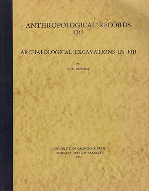 ARCHAEOLOGICAL EXCAVATIONS IN FIJI