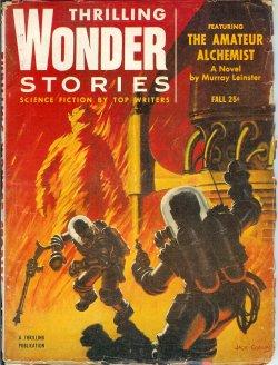 Imagen del vendedor de THRILLING WONDER Stories: Fall 1954 a la venta por Books from the Crypt
