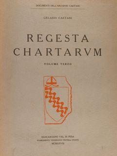 Seller image for Documenti dell'Archivio Caetani. REGESTA CHARTARUM. Volume quarto. for sale by EDITORIALE UMBRA SAS