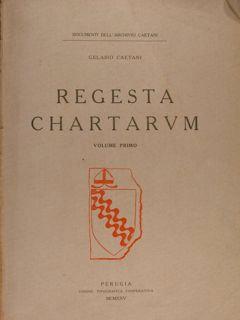 Immagine del venditore per Documenti dell'Achivio Caetani. REGESTA CHARTARUM. Volume primo. venduto da EDITORIALE UMBRA SAS