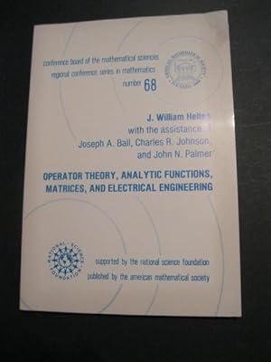 Imagen del vendedor de Operator Theory, Analytic Functions, Matrices and Electrical Engineering a la venta por The Book Scot