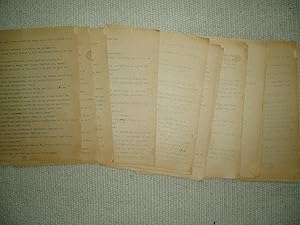 a 55-page typed fragment of a novel