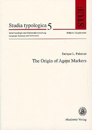 Seller image for The origin of agent markers. Studia typologica Vol. 5. for sale by Fundus-Online GbR Borkert Schwarz Zerfa