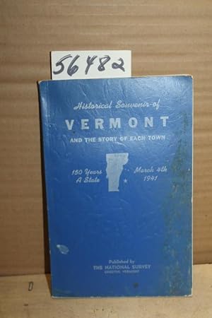 Seller image for Historical Souvenir of Vermont Story Old Vermont Pictures, Drawings by R.F. Heinrcih National Life Insurance Co for sale by Princeton Antiques Bookshop