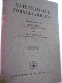 Seller image for Mathematische Formelsammlung for sale by Alte Bcherwelt