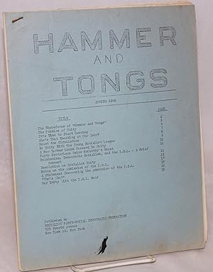 Imagen del vendedor de Hammer and Tongs. Spring 1958 a la venta por Bolerium Books Inc.