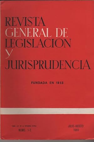 Imagen del vendedor de Revista general de legislacin y jurisprudencia. N 1-2 a la venta por Librera El Crabo