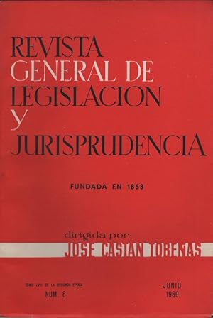 Imagen del vendedor de Revista general de legislacin y jurisprudencia. N 6 a la venta por Librera El Crabo