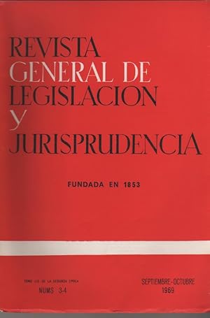 Imagen del vendedor de Revista general de legislacin y jurisprudencia. N 3-4 a la venta por Librera El Crabo