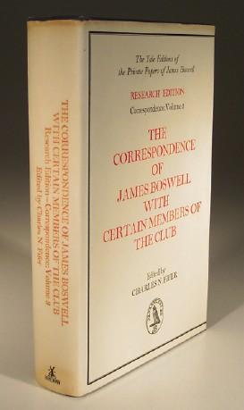 Seller image for The Correspondence of James Boswell with Certain Members of the Club - Volume 3 for sale by Wadard Books PBFA